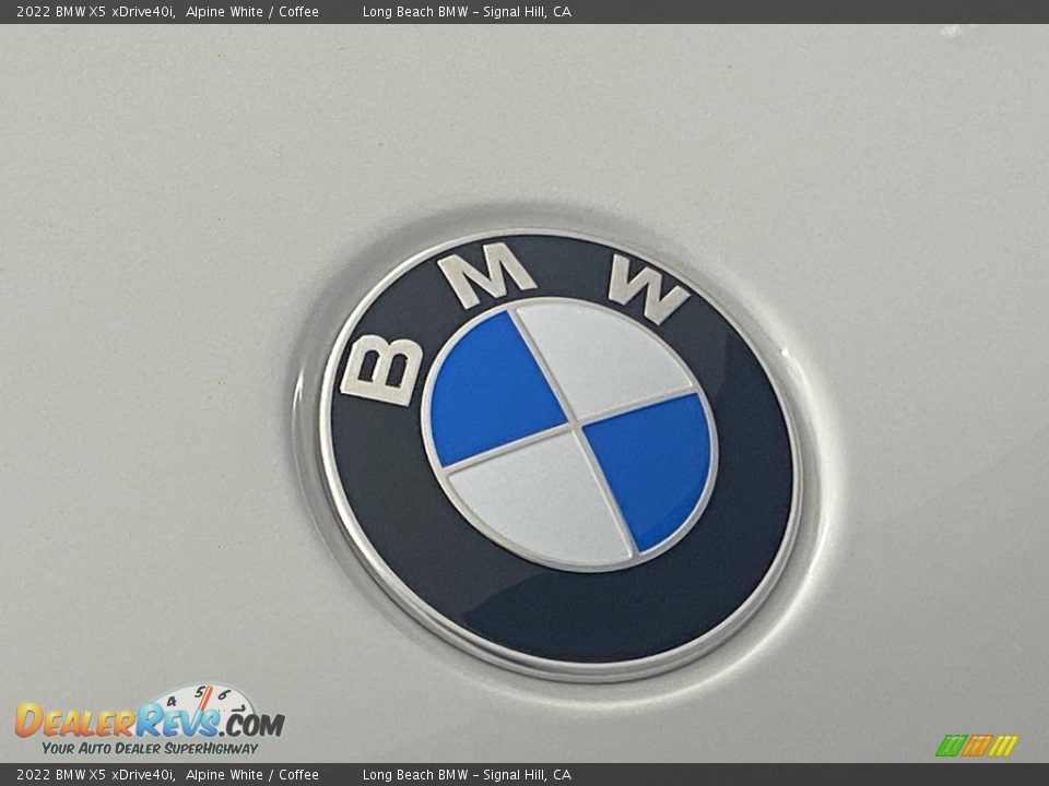 2022 BMW X5 xDrive40i Alpine White / Coffee Photo #5