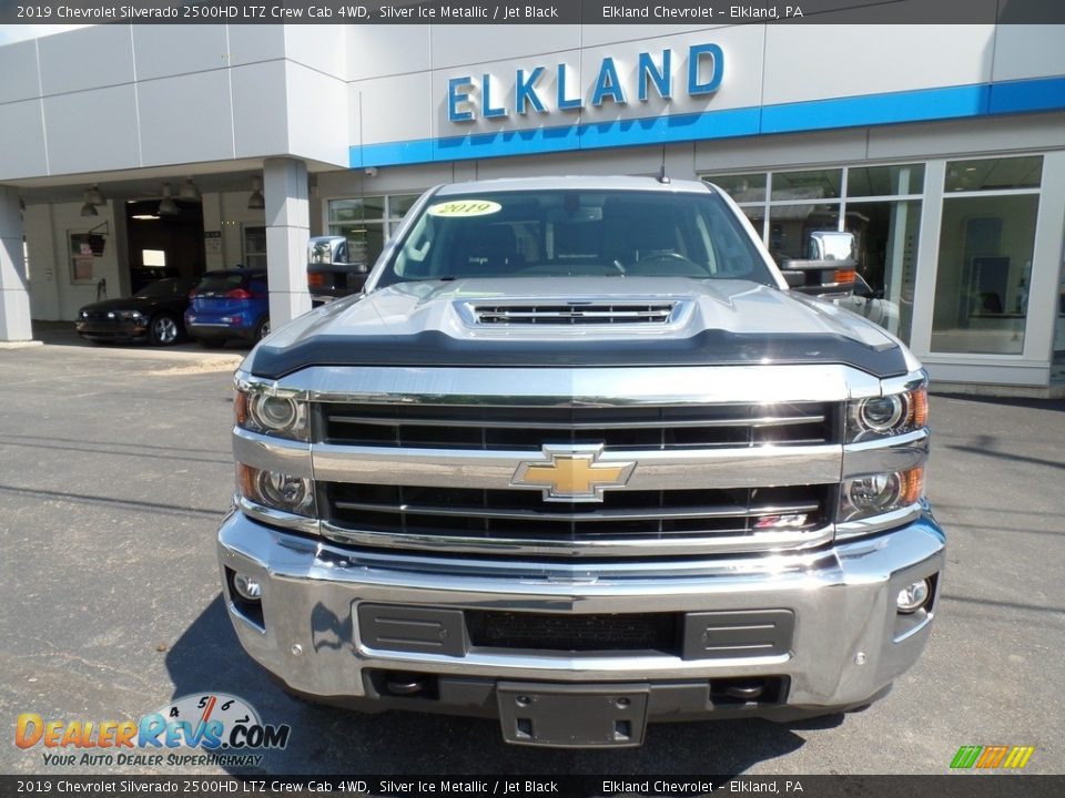 2019 Chevrolet Silverado 2500HD LTZ Crew Cab 4WD Silver Ice Metallic / Jet Black Photo #3