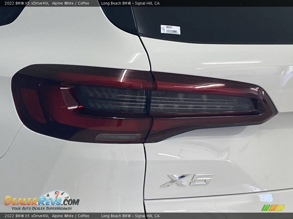2022 BMW X5 xDrive40i Alpine White / Coffee Photo #6