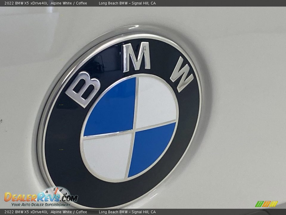 2022 BMW X5 xDrive40i Alpine White / Coffee Photo #7