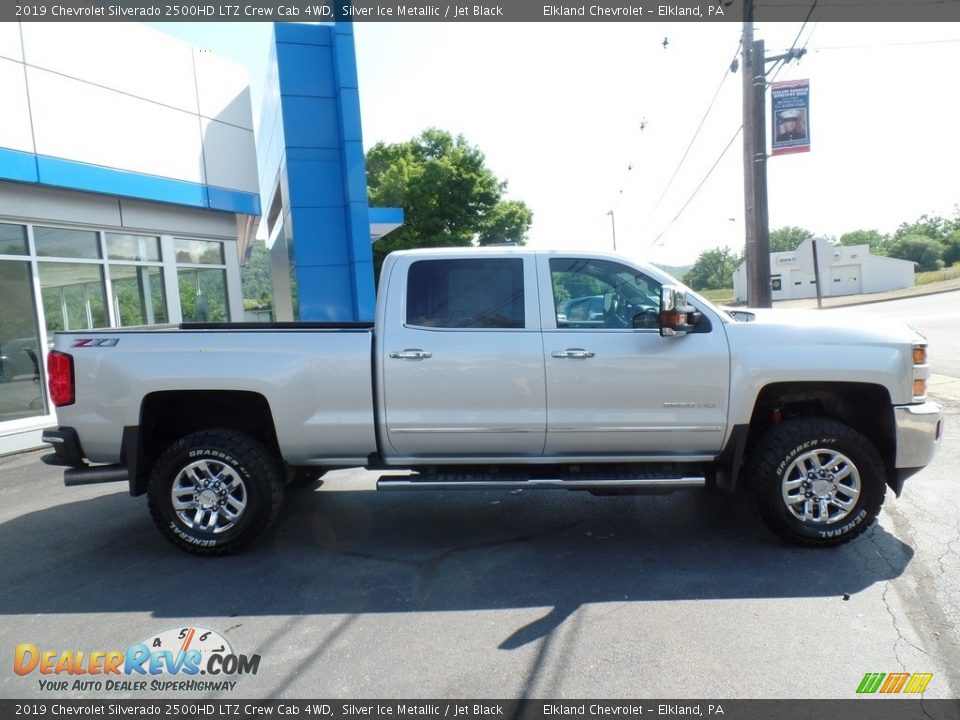 2019 Chevrolet Silverado 2500HD LTZ Crew Cab 4WD Silver Ice Metallic / Jet Black Photo #6