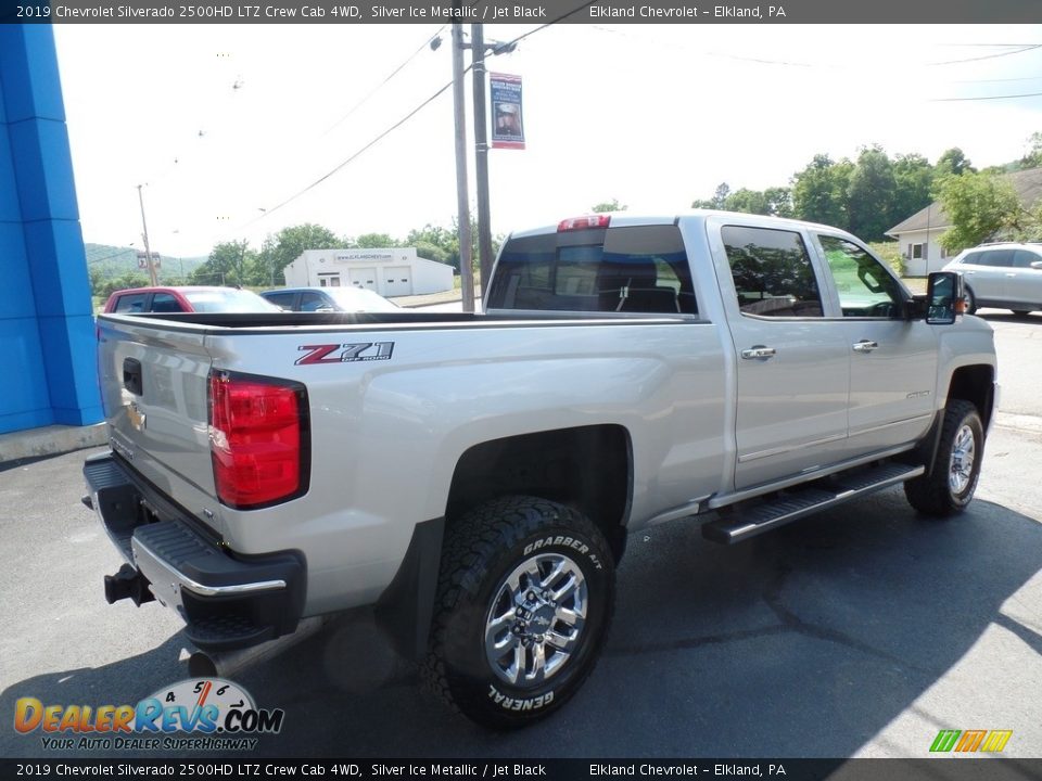 2019 Chevrolet Silverado 2500HD LTZ Crew Cab 4WD Silver Ice Metallic / Jet Black Photo #7