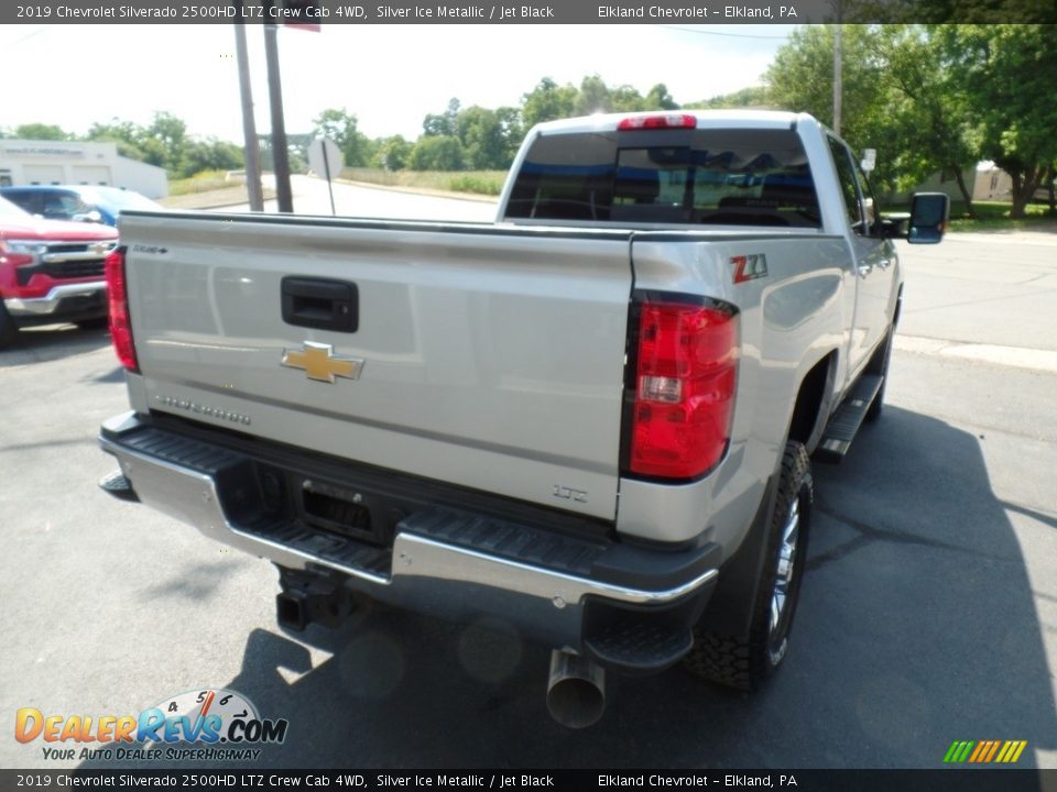 2019 Chevrolet Silverado 2500HD LTZ Crew Cab 4WD Silver Ice Metallic / Jet Black Photo #8