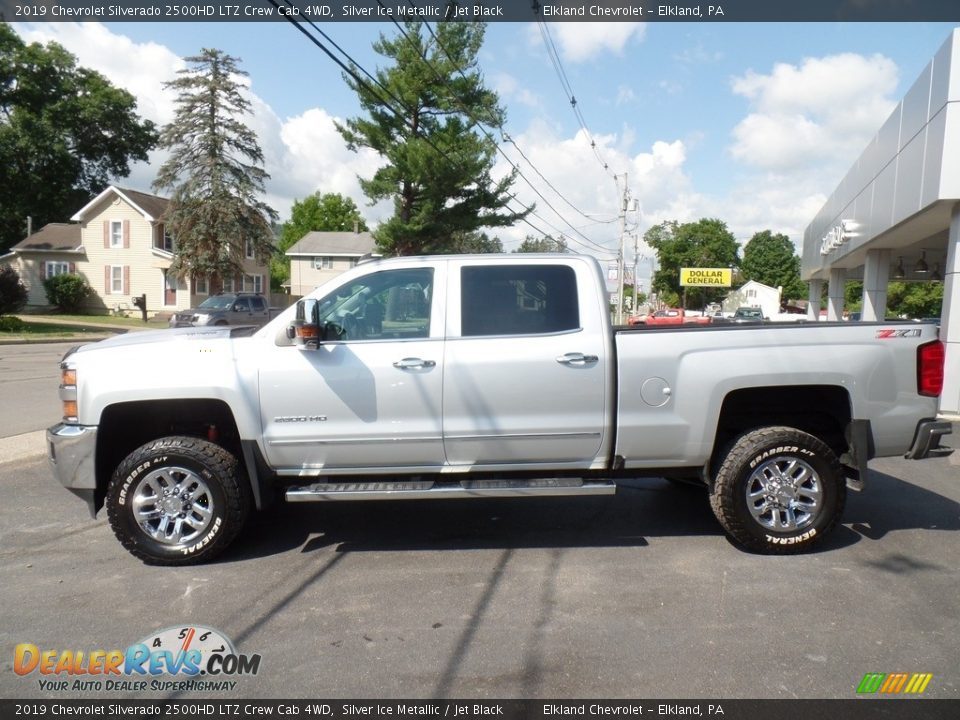 2019 Chevrolet Silverado 2500HD LTZ Crew Cab 4WD Silver Ice Metallic / Jet Black Photo #11