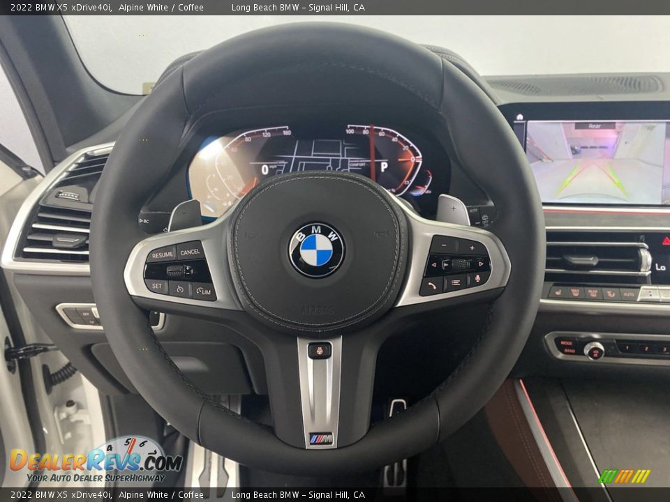 2022 BMW X5 xDrive40i Alpine White / Coffee Photo #14