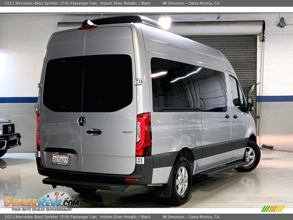 2021 Mercedes-Benz Sprinter 1500 Passenger Van Iridium Silver Metallic / Black Photo #13