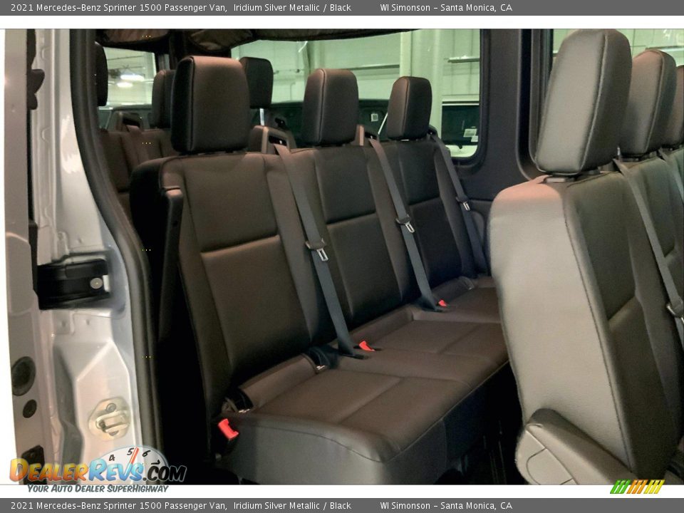 Rear Seat of 2021 Mercedes-Benz Sprinter 1500 Passenger Van Photo #19