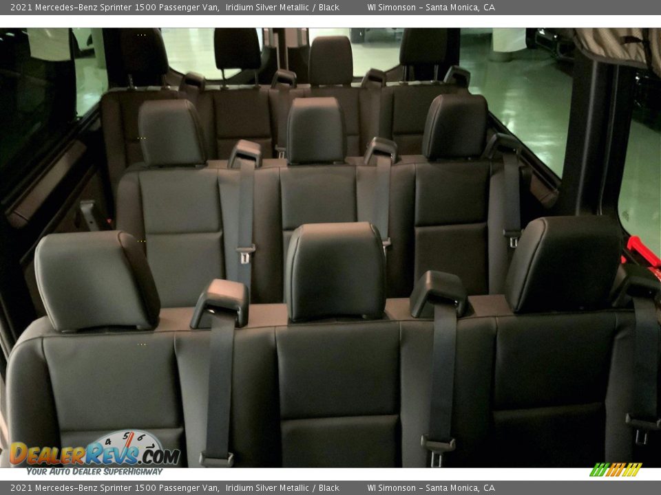 Rear Seat of 2021 Mercedes-Benz Sprinter 1500 Passenger Van Photo #20