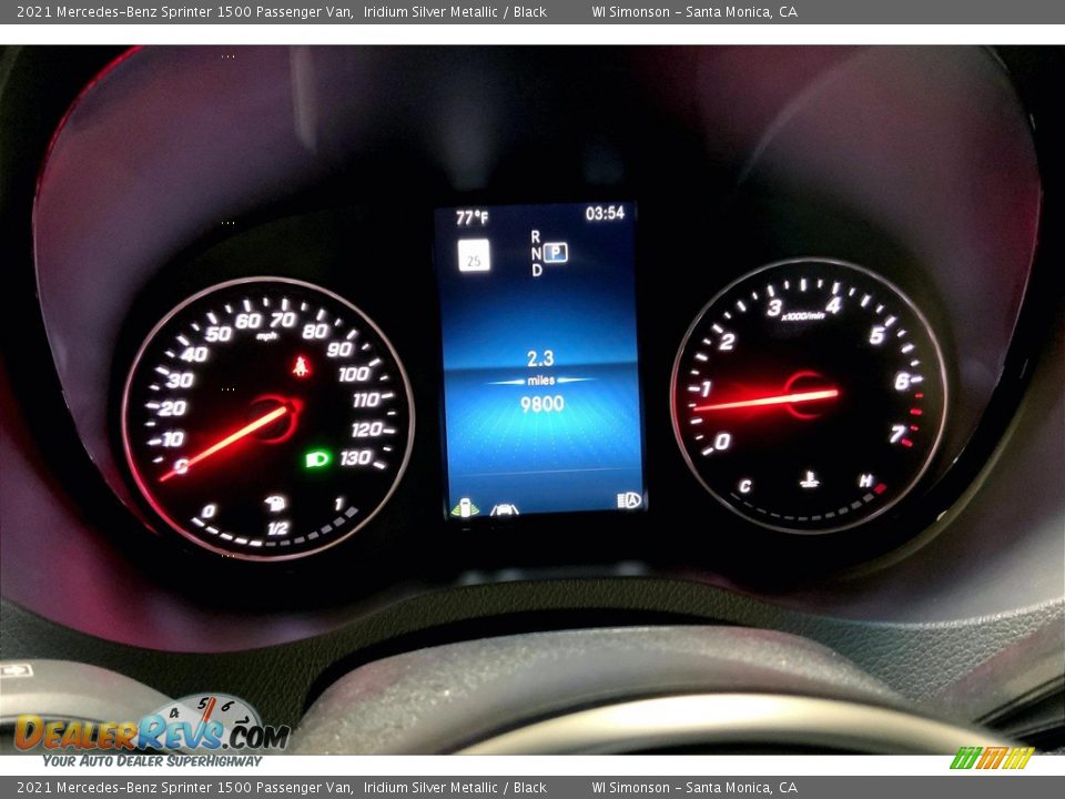 2021 Mercedes-Benz Sprinter 1500 Passenger Van Gauges Photo #23