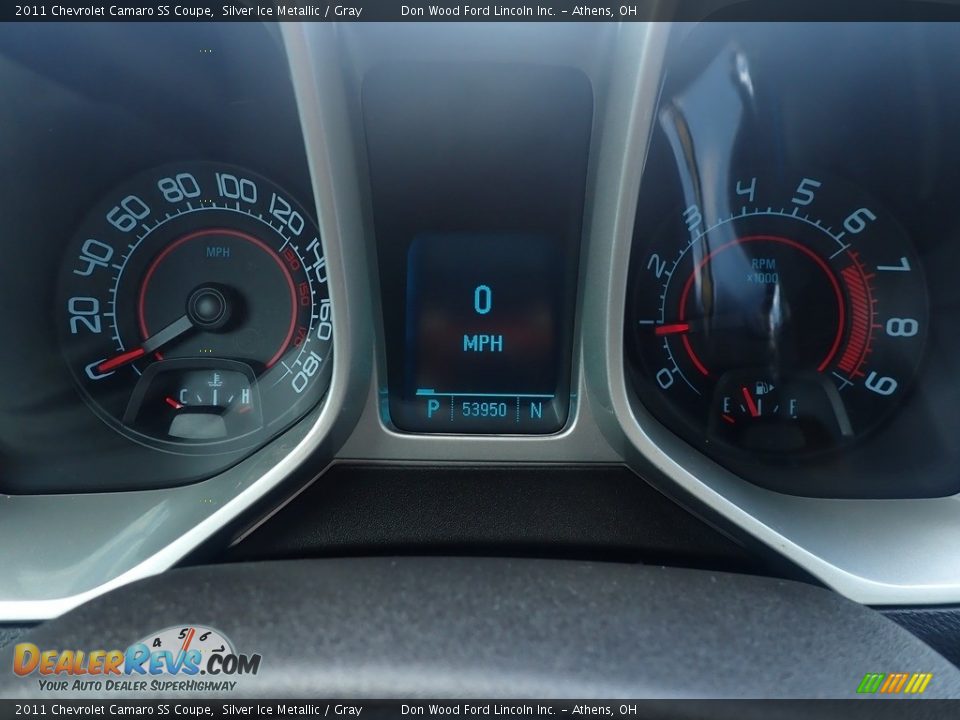 2011 Chevrolet Camaro SS Coupe Silver Ice Metallic / Gray Photo #27