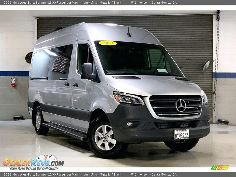 2021 Mercedes-Benz Sprinter 1500 Passenger Van Iridium Silver Metallic / Black Photo #34