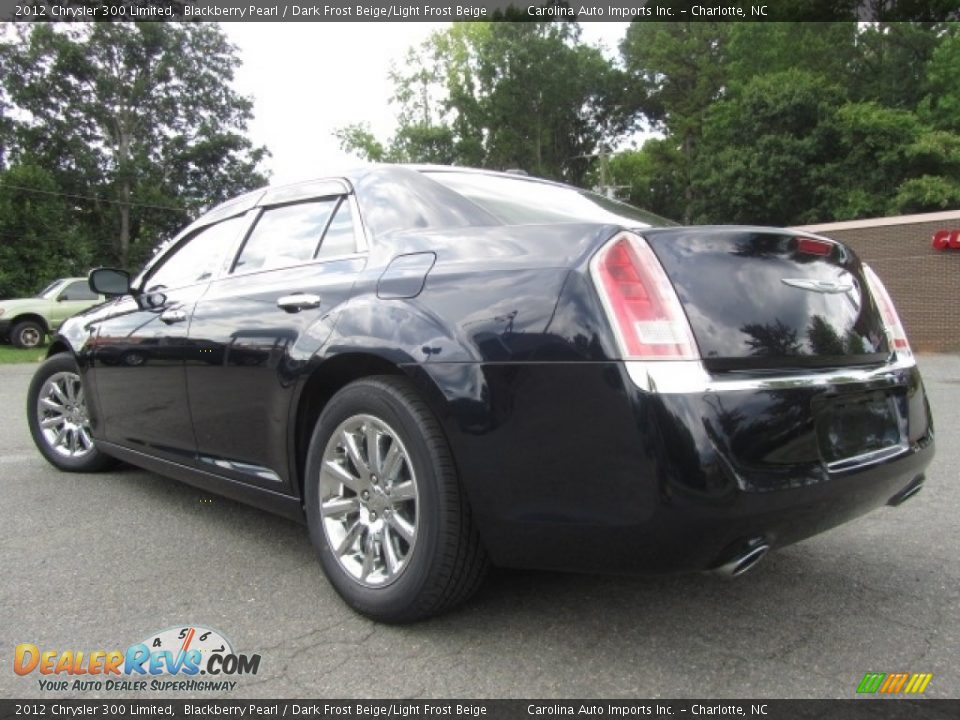 2012 Chrysler 300 Limited Blackberry Pearl / Dark Frost Beige/Light Frost Beige Photo #8
