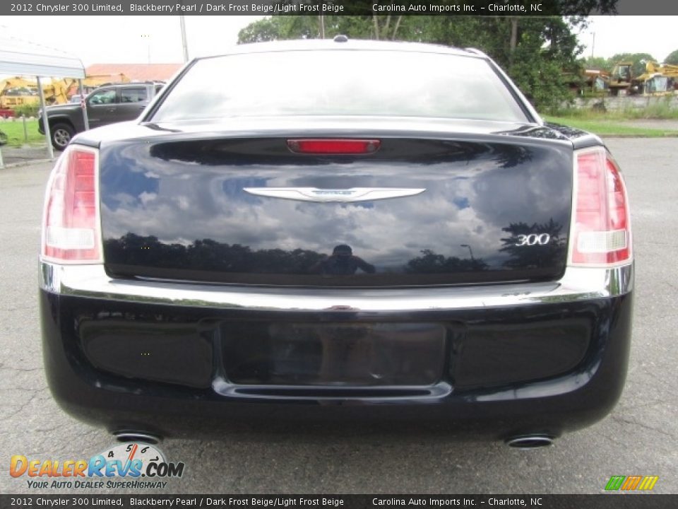 2012 Chrysler 300 Limited Blackberry Pearl / Dark Frost Beige/Light Frost Beige Photo #9