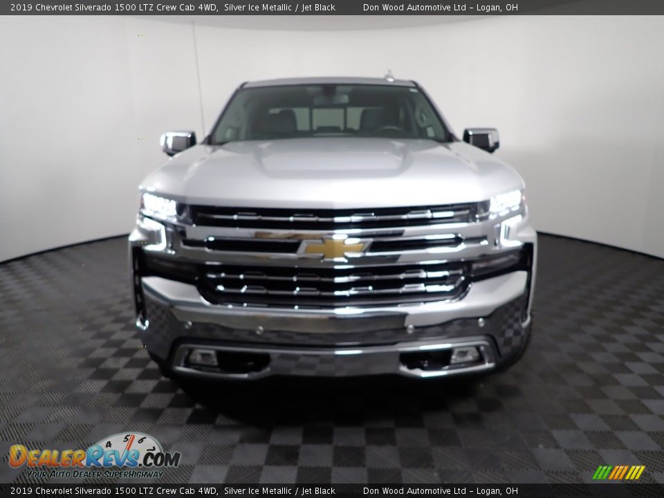 2019 Chevrolet Silverado 1500 LTZ Crew Cab 4WD Silver Ice Metallic / Jet Black Photo #6