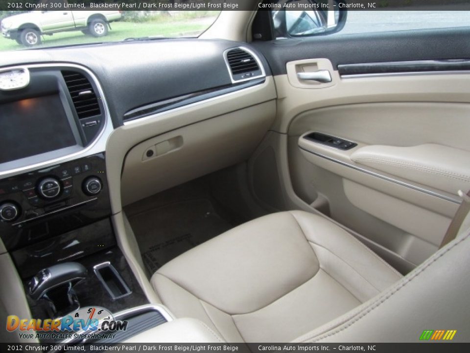 2012 Chrysler 300 Limited Blackberry Pearl / Dark Frost Beige/Light Frost Beige Photo #14