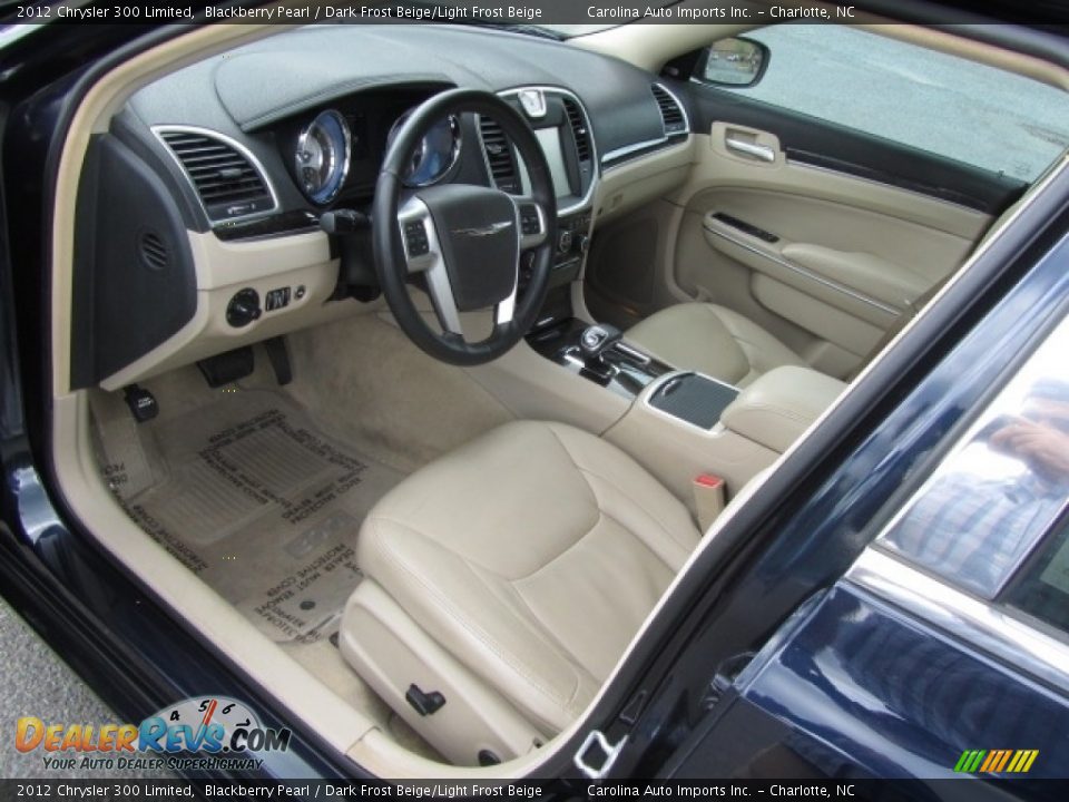 2012 Chrysler 300 Limited Blackberry Pearl / Dark Frost Beige/Light Frost Beige Photo #16