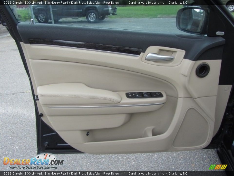 2012 Chrysler 300 Limited Blackberry Pearl / Dark Frost Beige/Light Frost Beige Photo #17