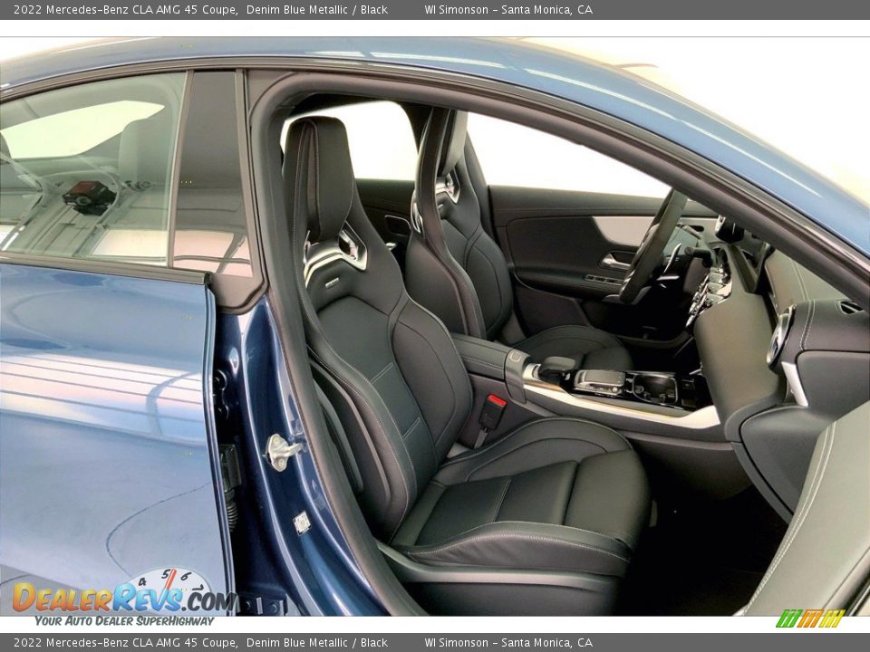 Black Interior - 2022 Mercedes-Benz CLA AMG 45 Coupe Photo #5