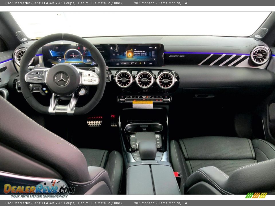 Dashboard of 2022 Mercedes-Benz CLA AMG 45 Coupe Photo #6