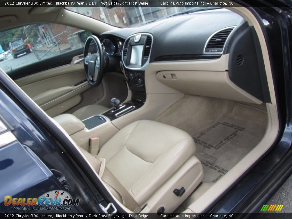 2012 Chrysler 300 Limited Blackberry Pearl / Dark Frost Beige/Light Frost Beige Photo #21