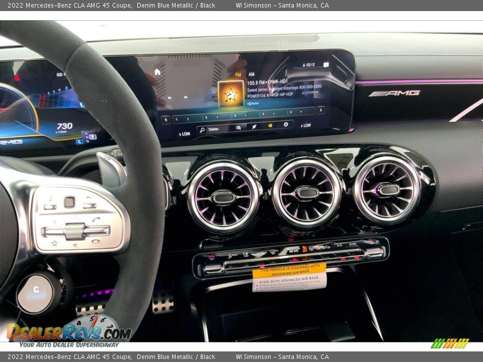 Controls of 2022 Mercedes-Benz CLA AMG 45 Coupe Photo #7