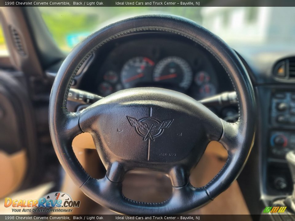 1998 Chevrolet Corvette Convertible Black / Light Oak Photo #21