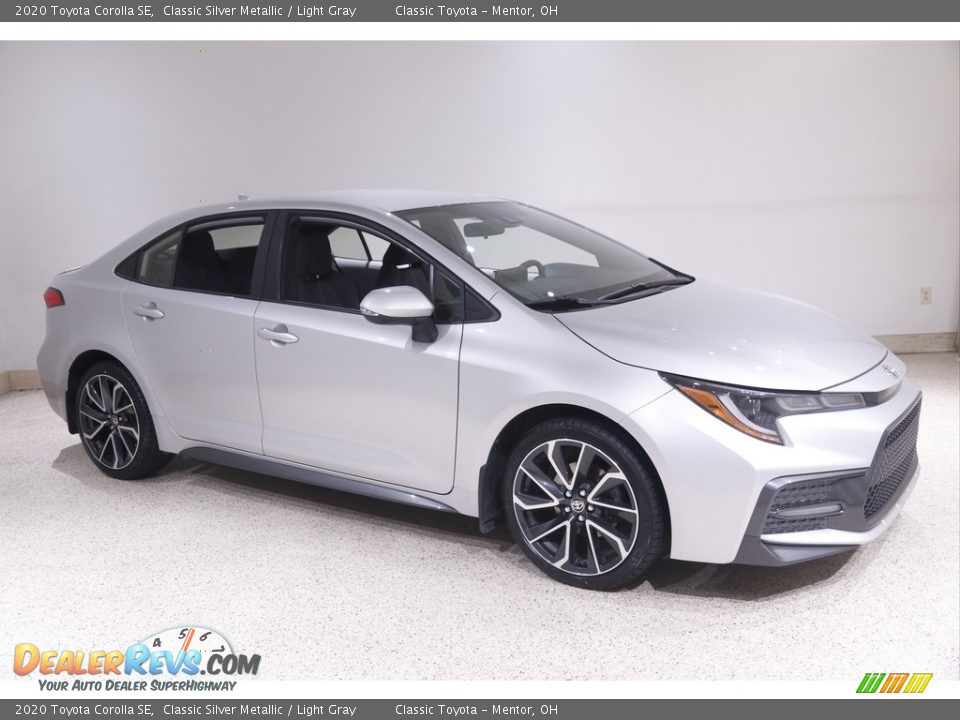 2020 Toyota Corolla SE Classic Silver Metallic / Light Gray Photo #1