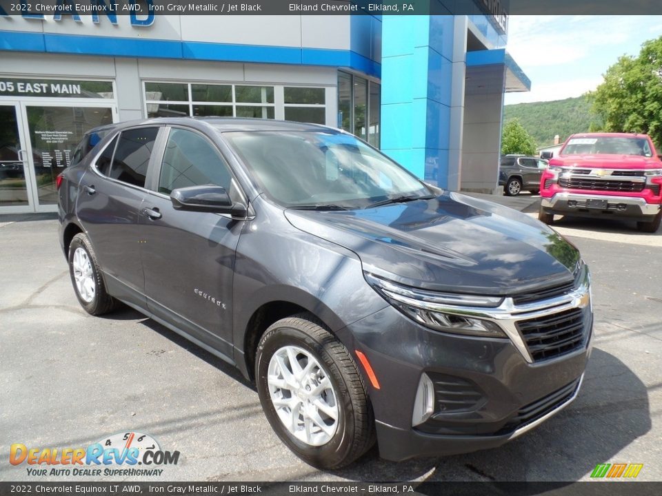 2022 Chevrolet Equinox LT AWD Iron Gray Metallic / Jet Black Photo #4