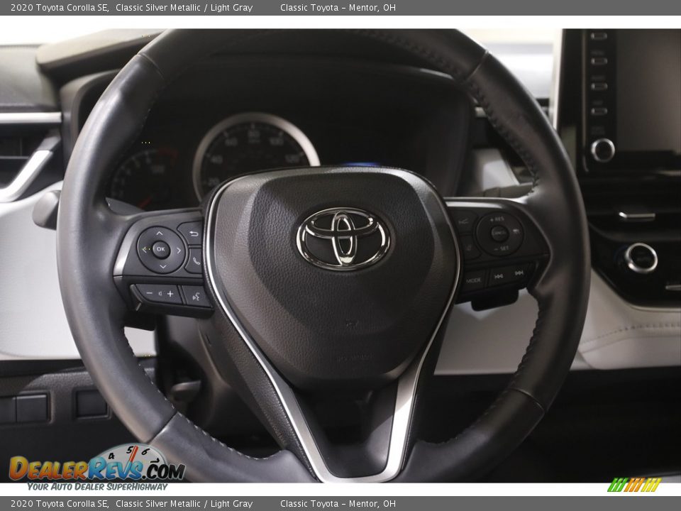 2020 Toyota Corolla SE Classic Silver Metallic / Light Gray Photo #7