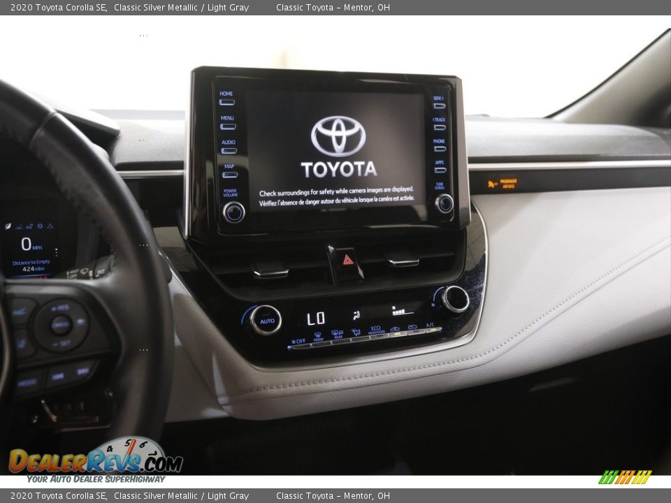 2020 Toyota Corolla SE Classic Silver Metallic / Light Gray Photo #9