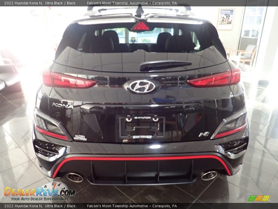 2022 Hyundai Kona N Ultra Black / Black Photo #3