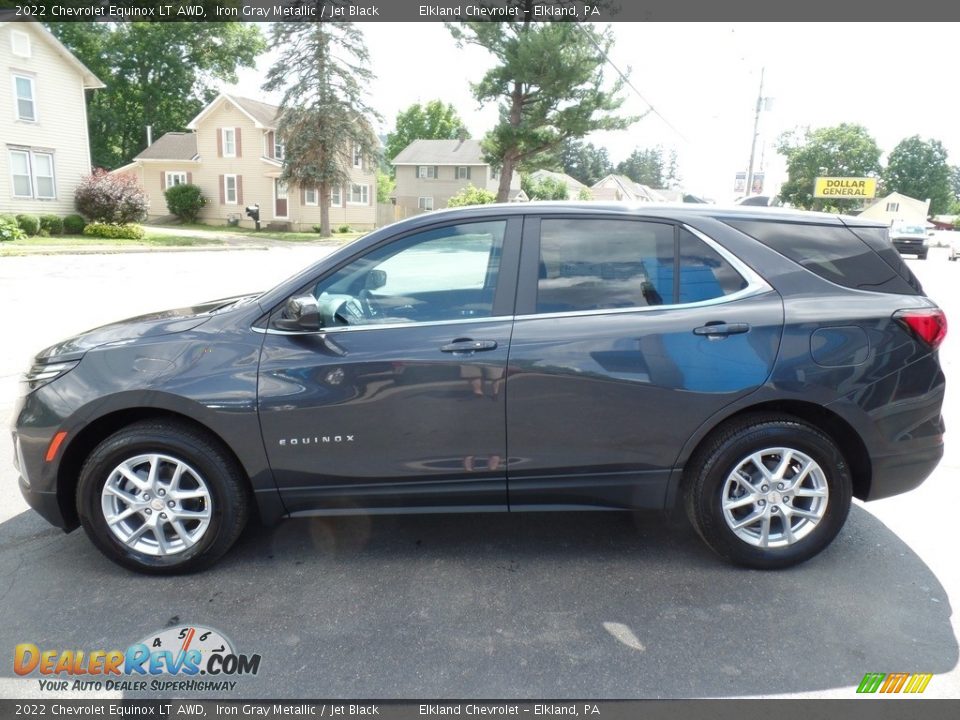 2022 Chevrolet Equinox LT AWD Iron Gray Metallic / Jet Black Photo #10