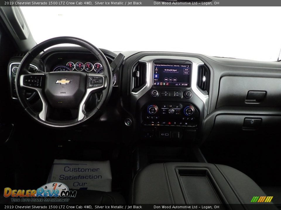 2019 Chevrolet Silverado 1500 LTZ Crew Cab 4WD Silver Ice Metallic / Jet Black Photo #29