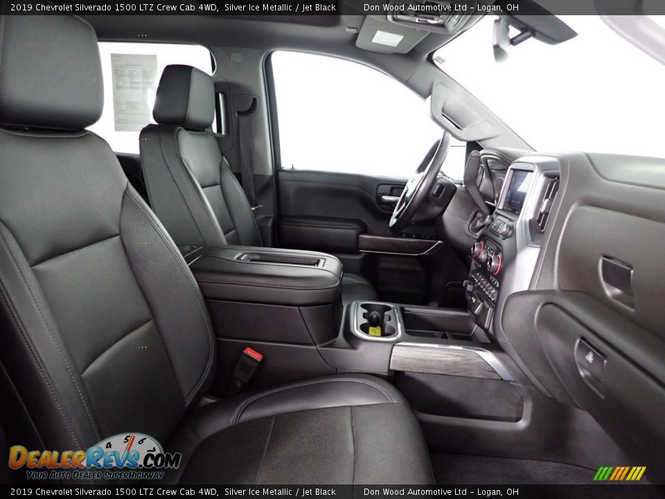 2019 Chevrolet Silverado 1500 LTZ Crew Cab 4WD Silver Ice Metallic / Jet Black Photo #31