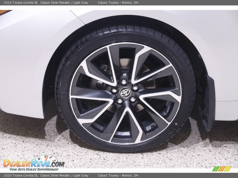 2020 Toyota Corolla SE Classic Silver Metallic / Light Gray Photo #19