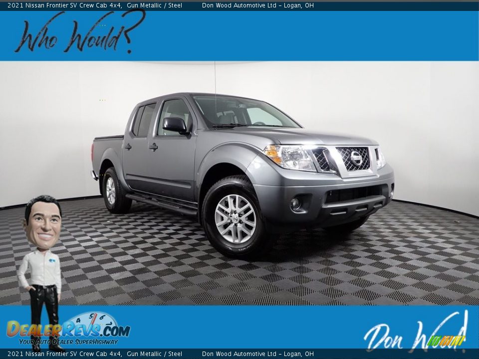 2021 Nissan Frontier SV Crew Cab 4x4 Gun Metallic / Steel Photo #1