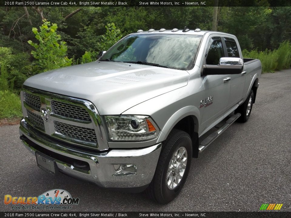 2018 Ram 2500 Laramie Crew Cab 4x4 Bright Silver Metallic / Black Photo #2