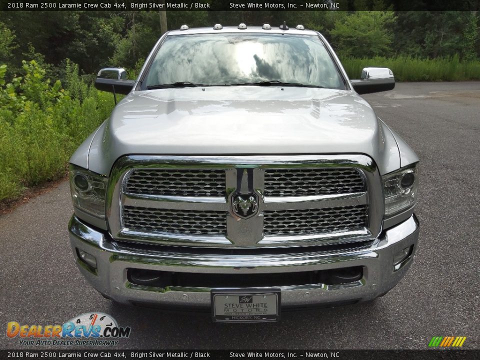 2018 Ram 2500 Laramie Crew Cab 4x4 Bright Silver Metallic / Black Photo #3