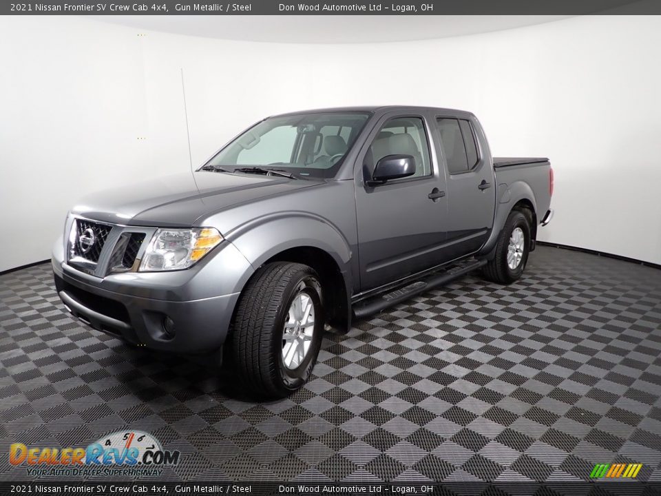 2021 Nissan Frontier SV Crew Cab 4x4 Gun Metallic / Steel Photo #6