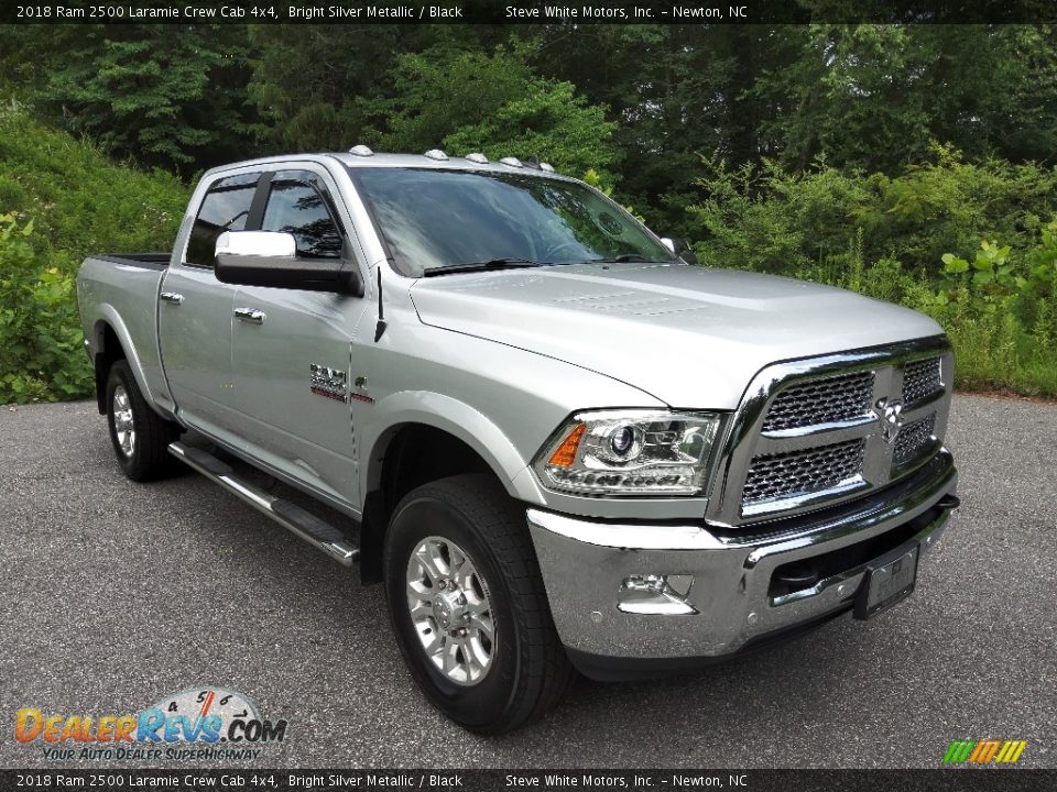 2018 Ram 2500 Laramie Crew Cab 4x4 Bright Silver Metallic / Black Photo #4