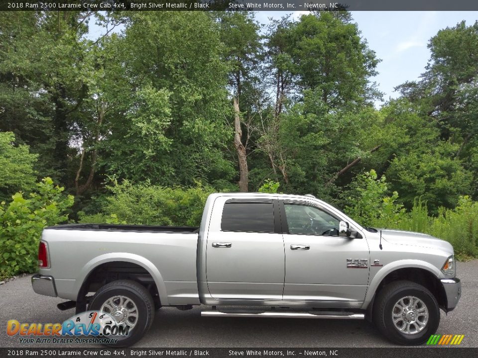 2018 Ram 2500 Laramie Crew Cab 4x4 Bright Silver Metallic / Black Photo #5