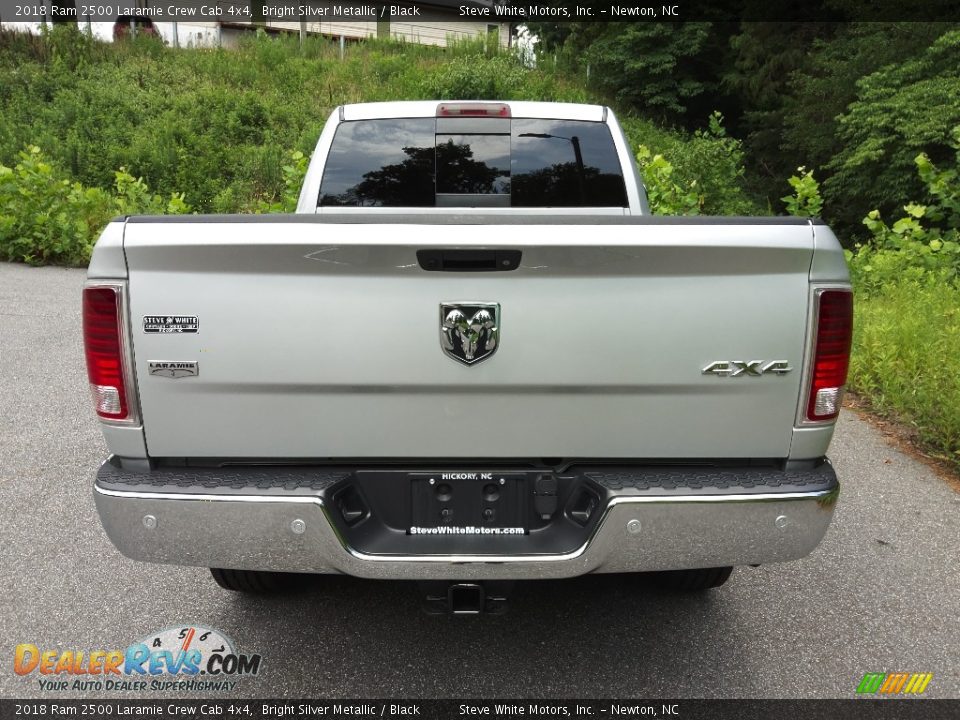 2018 Ram 2500 Laramie Crew Cab 4x4 Bright Silver Metallic / Black Photo #7