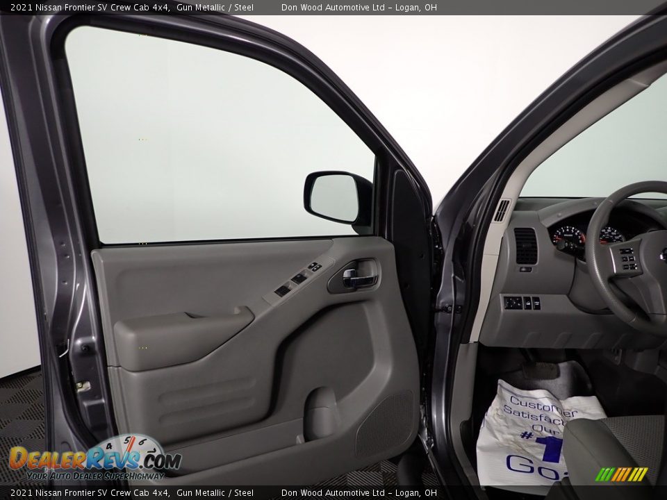 2021 Nissan Frontier SV Crew Cab 4x4 Gun Metallic / Steel Photo #12
