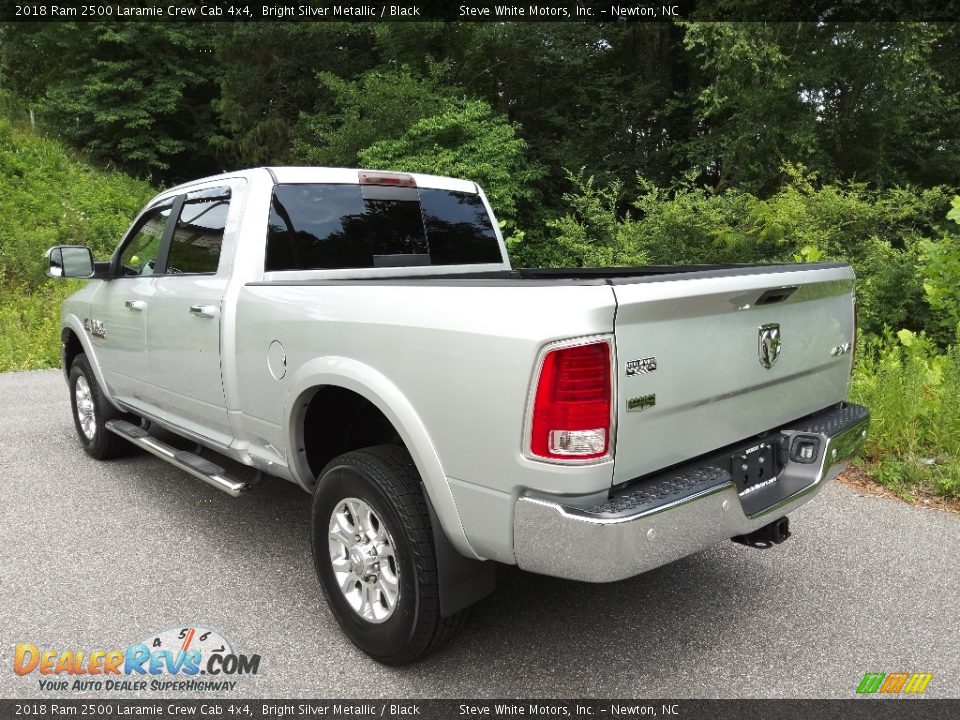 2018 Ram 2500 Laramie Crew Cab 4x4 Bright Silver Metallic / Black Photo #9