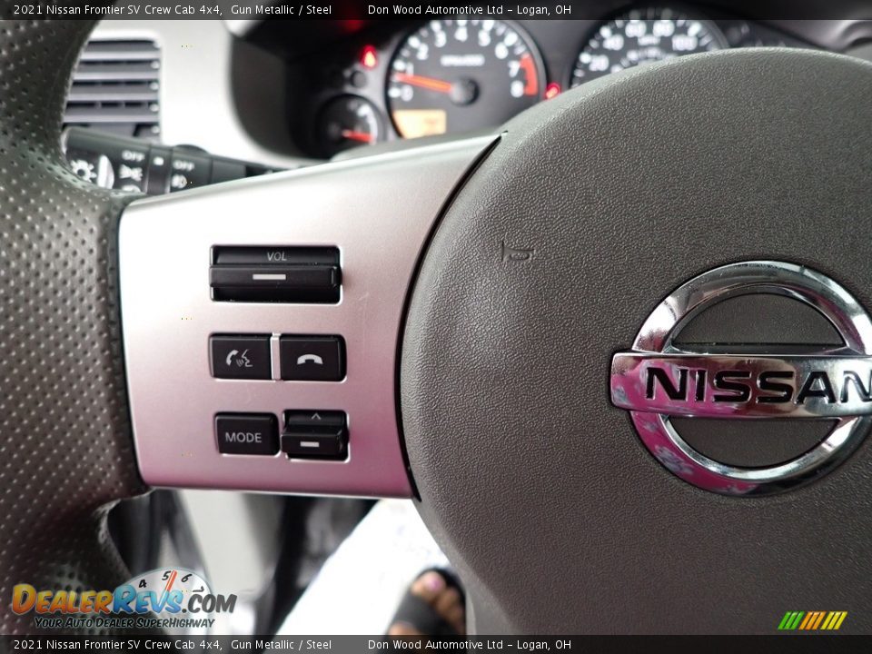 2021 Nissan Frontier SV Crew Cab 4x4 Gun Metallic / Steel Photo #16