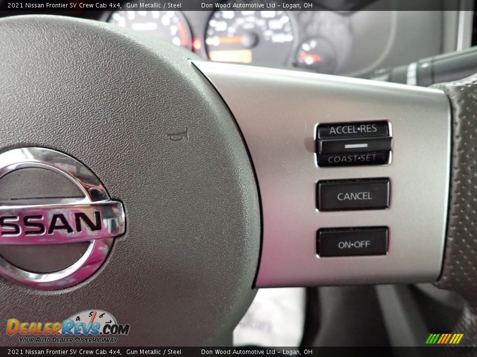 2021 Nissan Frontier SV Crew Cab 4x4 Gun Metallic / Steel Photo #17
