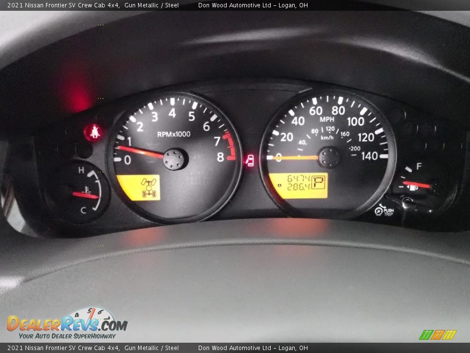 2021 Nissan Frontier SV Crew Cab 4x4 Gun Metallic / Steel Photo #18