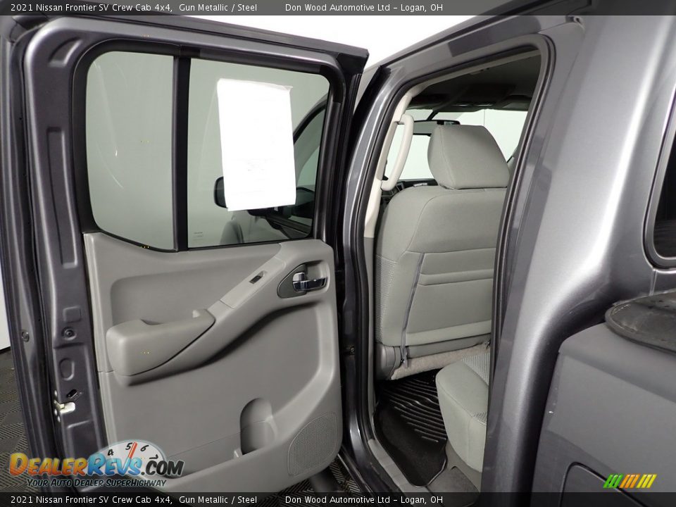 2021 Nissan Frontier SV Crew Cab 4x4 Gun Metallic / Steel Photo #22