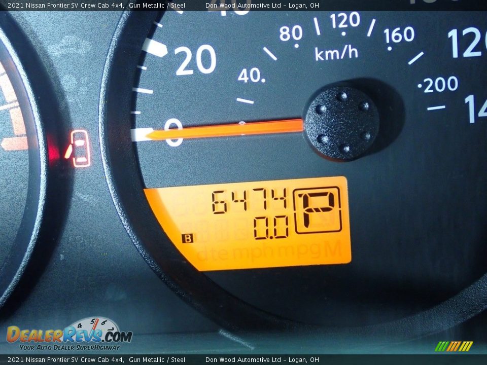 2021 Nissan Frontier SV Crew Cab 4x4 Gun Metallic / Steel Photo #30