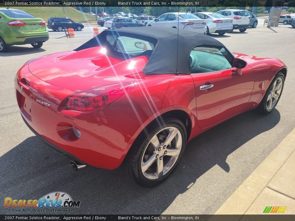 2007 Pontiac Solstice Roadster Aggressive Red / Ebony Photo #22